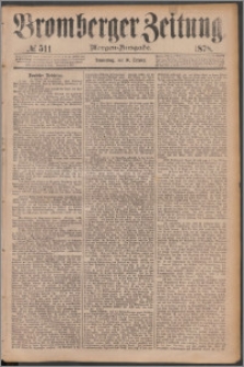Bromberger Zeitung, 1878, nr 511