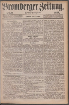 Bromberger Zeitung, 1878, nr 525