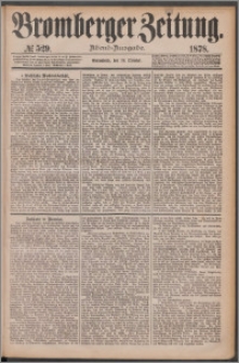 Bromberger Zeitung, 1878, nr 529