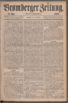 Bromberger Zeitung, 1878, nr 562