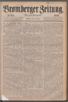 Bromberger Zeitung, 1878, nr 574