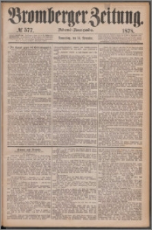 Bromberger Zeitung, 1878, nr 577