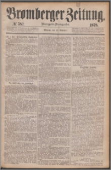 Bromberger Zeitung, 1878, nr 587