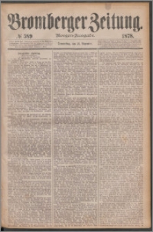 Bromberger Zeitung, 1878, nr 589