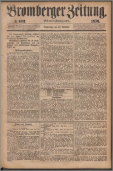 Bromberger Zeitung, 1878, nr 603