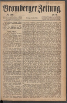 Bromberger Zeitung, 1879, nr 190