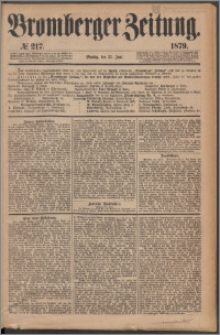 Bromberger Zeitung, 1879, nr 217