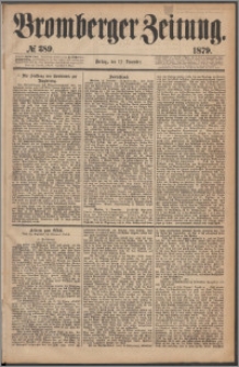 Bromberger Zeitung, 1879, nr 389