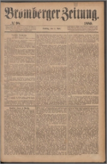 Bromberger Zeitung, 1880, nr 98