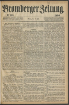 Bromberger Zeitung, 1880, nr 193