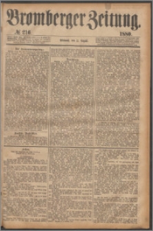 Bromberger Zeitung, 1880, nr 216