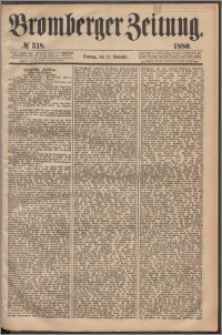 Bromberger Zeitung, 1880, nr 318
