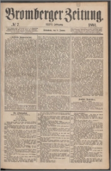 Bromberger Zeitung, 1881, nr 7