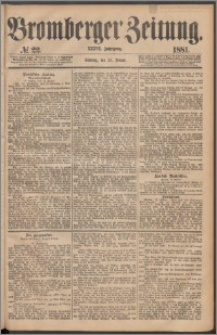 Bromberger Zeitung, 1881, nr 22