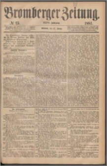 Bromberger Zeitung, 1881, nr 25