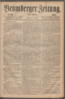 Bromberger Zeitung, 1881, nr 38