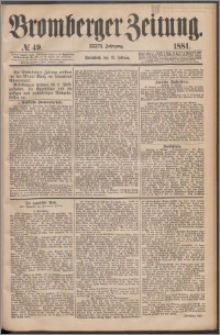 Bromberger Zeitung, 1881, nr 49