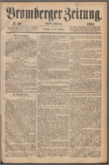 Bromberger Zeitung, 1881, nr 50