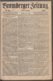 Bromberger Zeitung, 1881, nr 59
