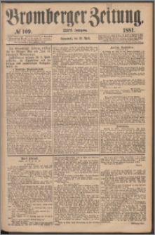Bromberger Zeitung, 1881, nr 109