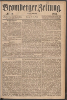 Bromberger Zeitung, 1881, nr 110