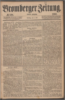 Bromberger Zeitung, 1881, nr 178