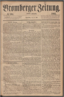 Bromberger Zeitung, 1881, nr 194