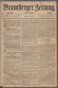 Bromberger Zeitung, 1881, nr 195