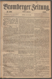 Bromberger Zeitung, 1881, nr 199