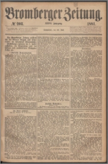 Bromberger Zeitung, 1881, nr 203