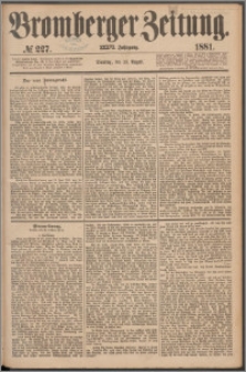 Bromberger Zeitung, 1881, nr 227