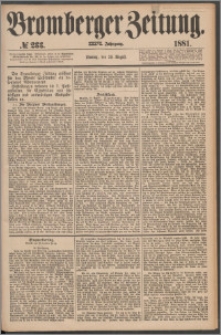 Bromberger Zeitung, 1881, nr 233