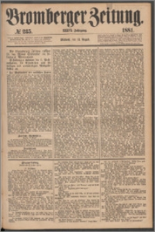Bromberger Zeitung, 1881, nr 235
