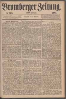 Bromberger Zeitung, 1881, nr 238