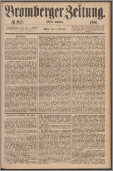 Bromberger Zeitung, 1881, nr 247
