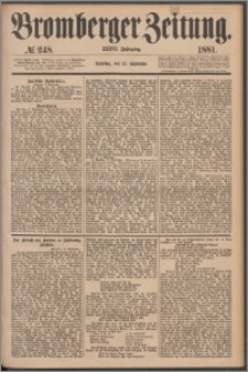 Bromberger Zeitung, 1881, nr 248