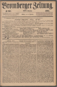 Bromberger Zeitung, 1881, nr 261