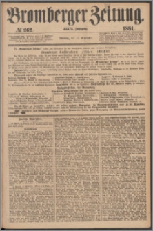 Bromberger Zeitung, 1881, nr 262