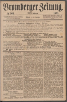 Bromberger Zeitung, 1881, nr 263