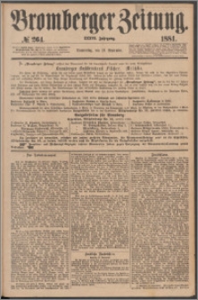 Bromberger Zeitung, 1881, nr 264