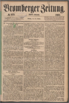 Bromberger Zeitung, 1881, nr 275