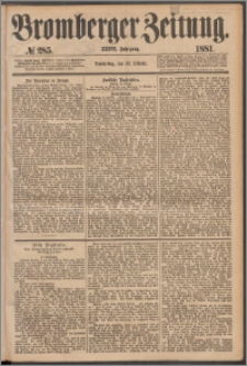 Bromberger Zeitung, 1881, nr 285