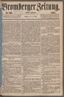 Bromberger Zeitung, 1881, nr 295