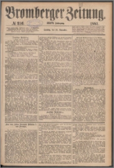 Bromberger Zeitung, 1881, nr 316