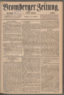 Bromberger Zeitung, 1881, nr 318