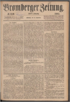 Bromberger Zeitung, 1881, nr 319