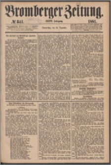 Bromberger Zeitung, 1881, nr 341