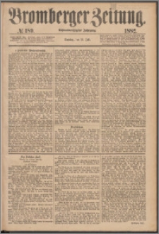 Bromberger Zeitung, 1882, nr 189