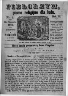 Pielgrzym, pismo religijne dla ludu 1871 nr 4