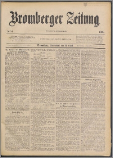 Bromberger Zeitung, 1891, nr 84